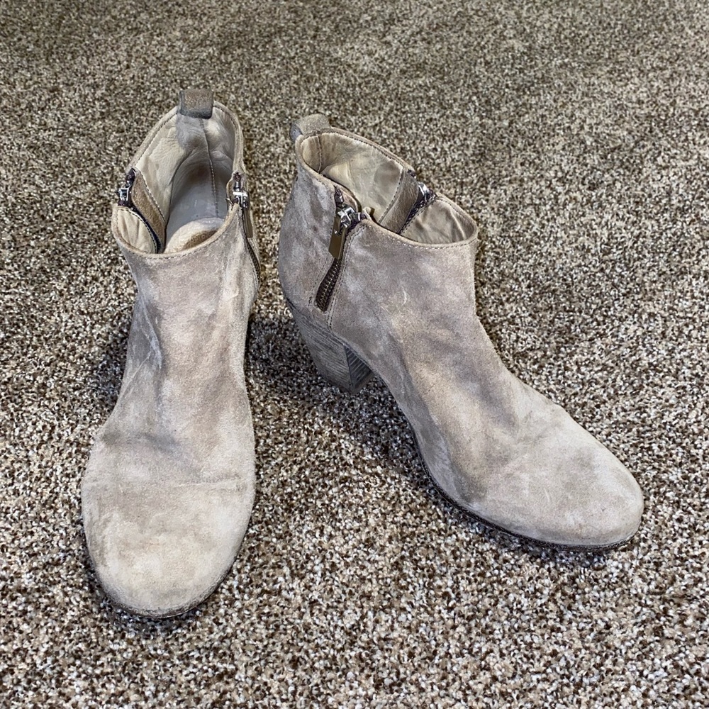 Officine Creative Taupe Suede Bootie